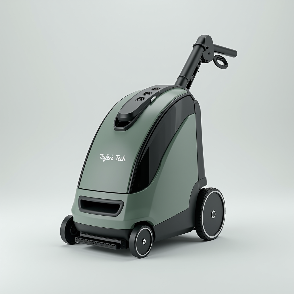 Taylor's Tech - Smart eco-friendly outdoor vacuum cleaner innovation logo